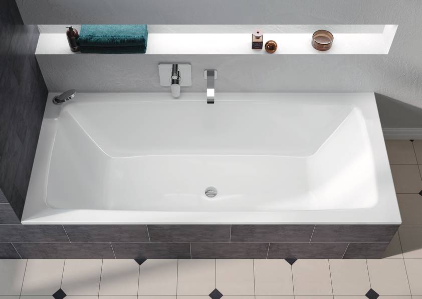 Стальная ванна Kaldewei Cayono Duo 725 180х80 с покрытием easy clean