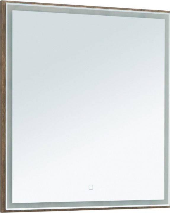 Зеркало Aquanet Nova Lite 75 дуб рустикальный LED по выгодной цене Kingsan
