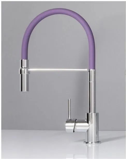 Смеситель для кухни Aquanet FF6215 фиолетовый в каталоге интернет магазина KingSan