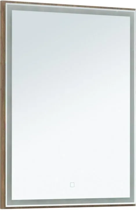 Зеркало Aquanet Nova Lite 60 дуб рустикальный LED по выгодной цене Kingsan
