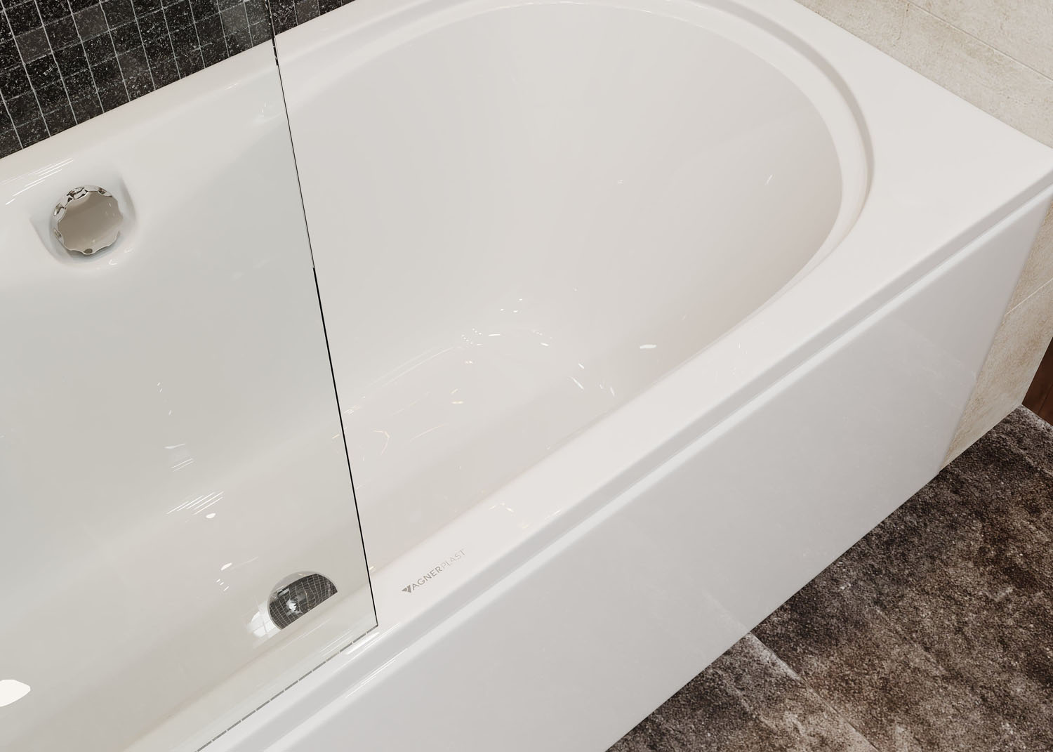 Акриловая ванна Vagnerplast Briana 180x80 фото