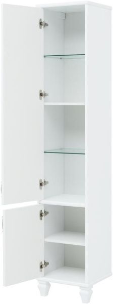 Шкаф-пенал для ванной Aquanet Валенса NEW 40 L белый в интернет-магазине Kingsan