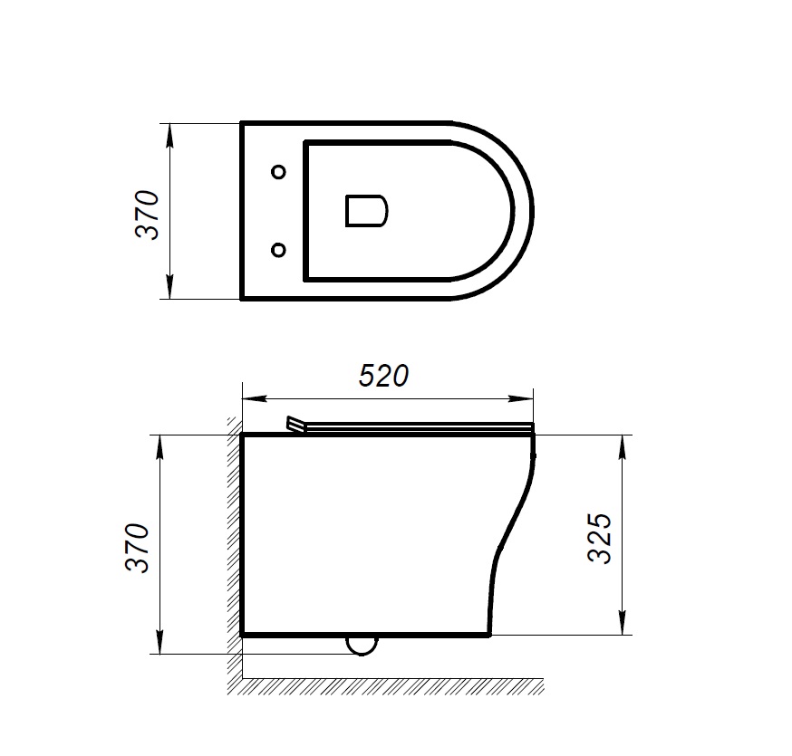 Унитаз подвесной BelBagno ACQUA BB340CHR, современный, овальной формы фото