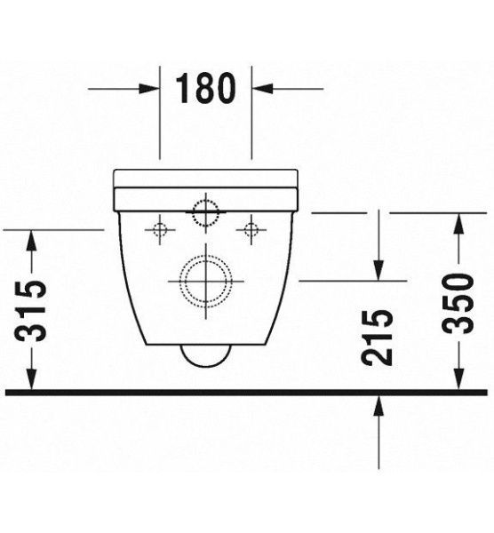 Унитаз подвесной Duravit Starck 3 Rimless безободковый, с крышкой-сиденьем soft 45270900A1 фото