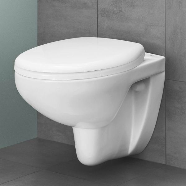 Унитаз подвесной Grohe Bau Ceramic 368x363x531 мм, с универсальным дизайном 39427000