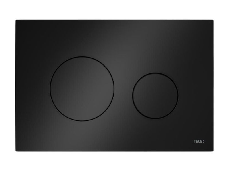 Кнопка смыва унитаза TECE TECEloop 2.0 9240924, черный глянцевый с установкой и подключением