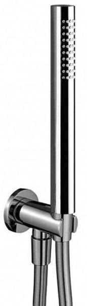 Душевой набор ручная лейка + шланговое подсоединиеием с держателем Fantini Fontane Bianche FIT 86028093 хром в интернет-магазине Kingsan
