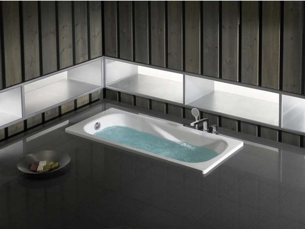 Чугунная ванна Roca Malibu 160x75 без отверстий для ручек, anti-slip 231060000 в интернет-магазине Kingsan