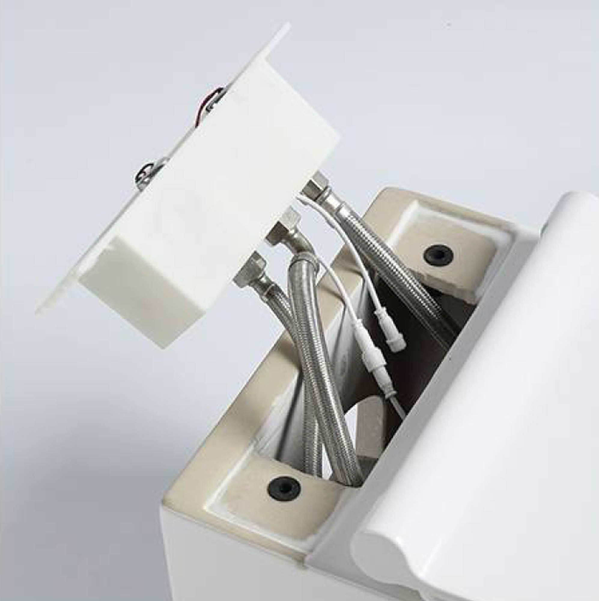 Унитаз подвесной импульсный MEER MR-2110, прямоугольной формы с сиденьем-микролифт фото