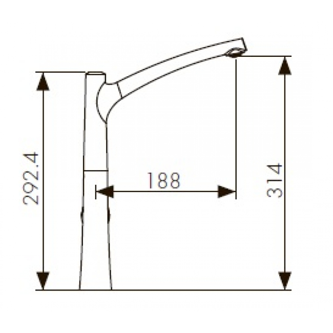 Смеситель для кухни Kaiser Stick 49144 в каталоге интернет магазина KingSan