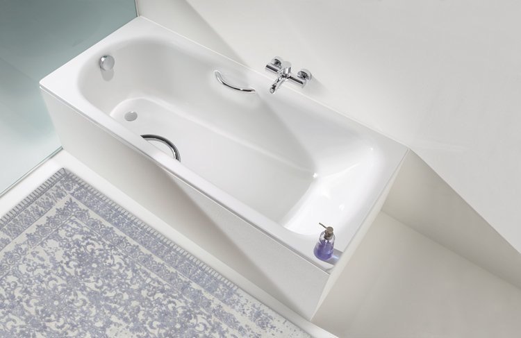 Стальная ванна Kaldewei Saniform Plus Star 336 170х75 с покрытием easy clean и anti slip