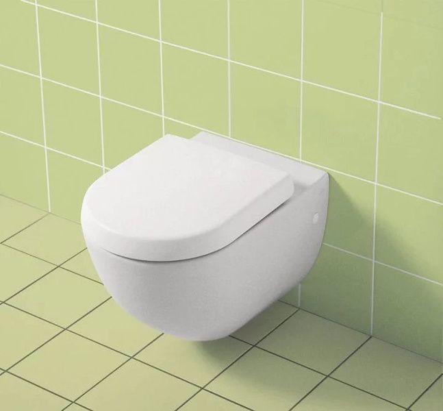 Унитаз подвесной Villeroy&Boch Subway Ceramic Plus с грязеотталкивающим покрытием 660010R1 (660010R1P) фото