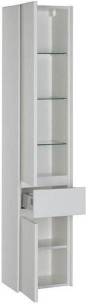 Шкаф-пенал для ванной Aquanet Латина 35 L белый