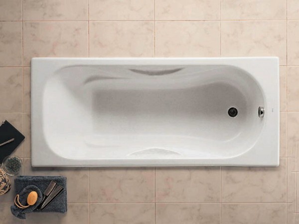 Чугунная ванна Roca Malibu 170х70 без отверстий для ручек, anti-slip 233360000 в интернет-магазине Kingsan