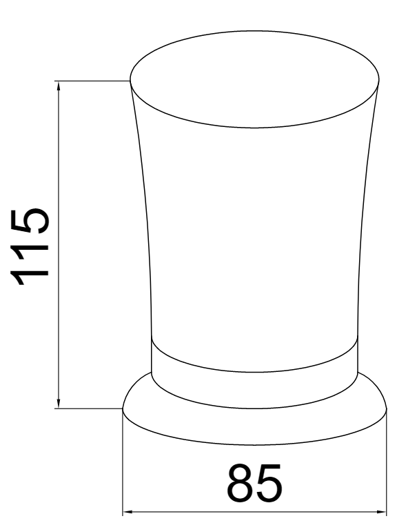 Стакан Boheme Medici 10612 в интернет магазине Kingsan