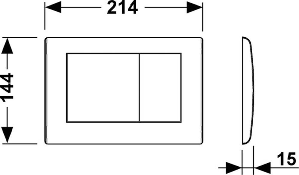 Кнопка смыва унитаза TECE TECEplanus 9240366, состаренная латунь с установкой и подключением