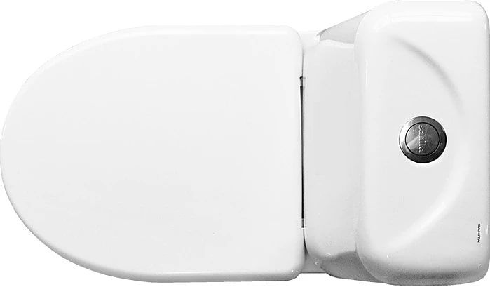 Унитаз-компакт Sanita Идеал Стандарт с бачком, белого цвета IDLSACC01090113, фото