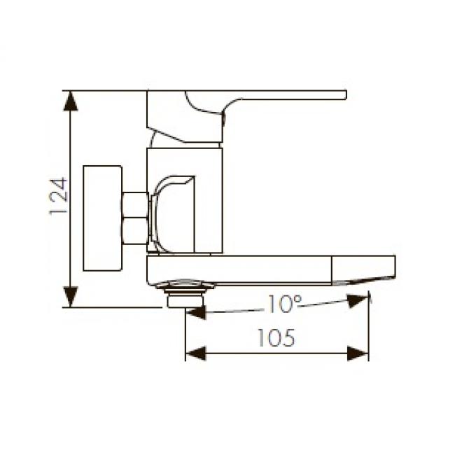 Смеситель для душа Kaiser Linear 59022 в каталоге интернет магазина KingSan