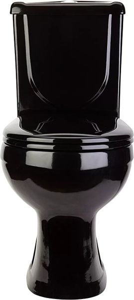 Унитаз-компакт Оскольская керамика Ирида Стандарт черного цвета, с горизонтальным выпуском 40374130402, фото