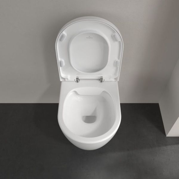 Унитаз подвесной Villeroy&Boch AVENTO Комбипак, Унитаз 370х530 DirectFlush и сиденье QuickRelease, SoftClosing 5656HR01 фото