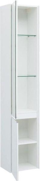 Шкаф-пенал для ванной Aquanet Гласс 35 L белый в интернет-магазине Kingsan