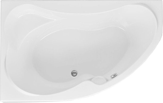 Угловая акриловая ванна Акванет недорого, купить в Москве акриловую ванну Aquanet Capri 160 на 100 L с доставкой на kingsan.ru
