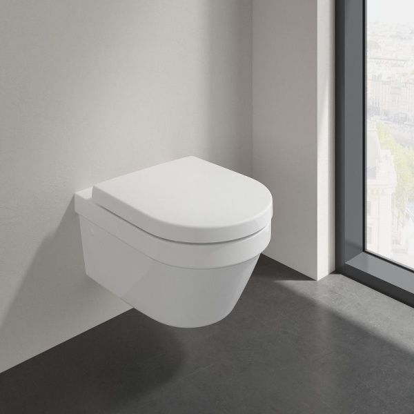 Унитаз подвесной Villeroy&Boch Architectura DirectFlush с открытым смывным краем 4694HR01 фото