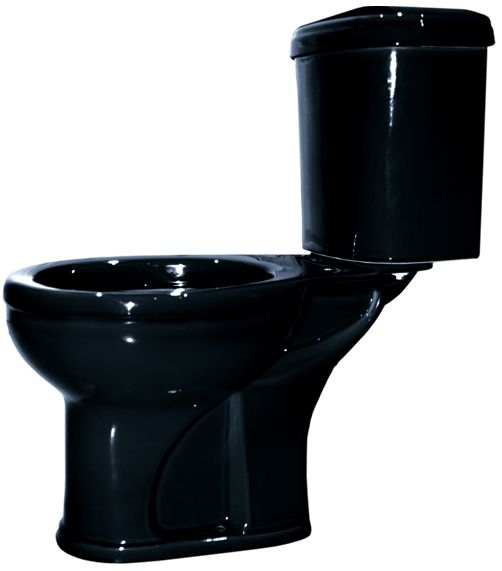 Унитаз-компакт Оскольская керамика Дора Стандарт черный, с нижним подводом воды 47374130402, фото
