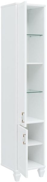 Шкаф-пенал для ванной Aquanet Валенса NEW 40 L белый в интернет-магазине Kingsan