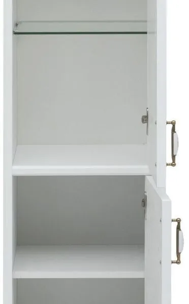Шкаф-пенал для ванной Aquanet Валенса NEW 40 белый