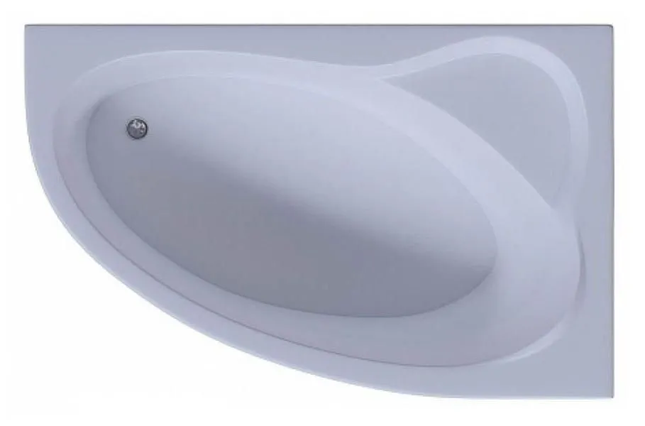 Акриловая ванна Акватек Фиджи 170х110 правая, с фронтальной панелью фото