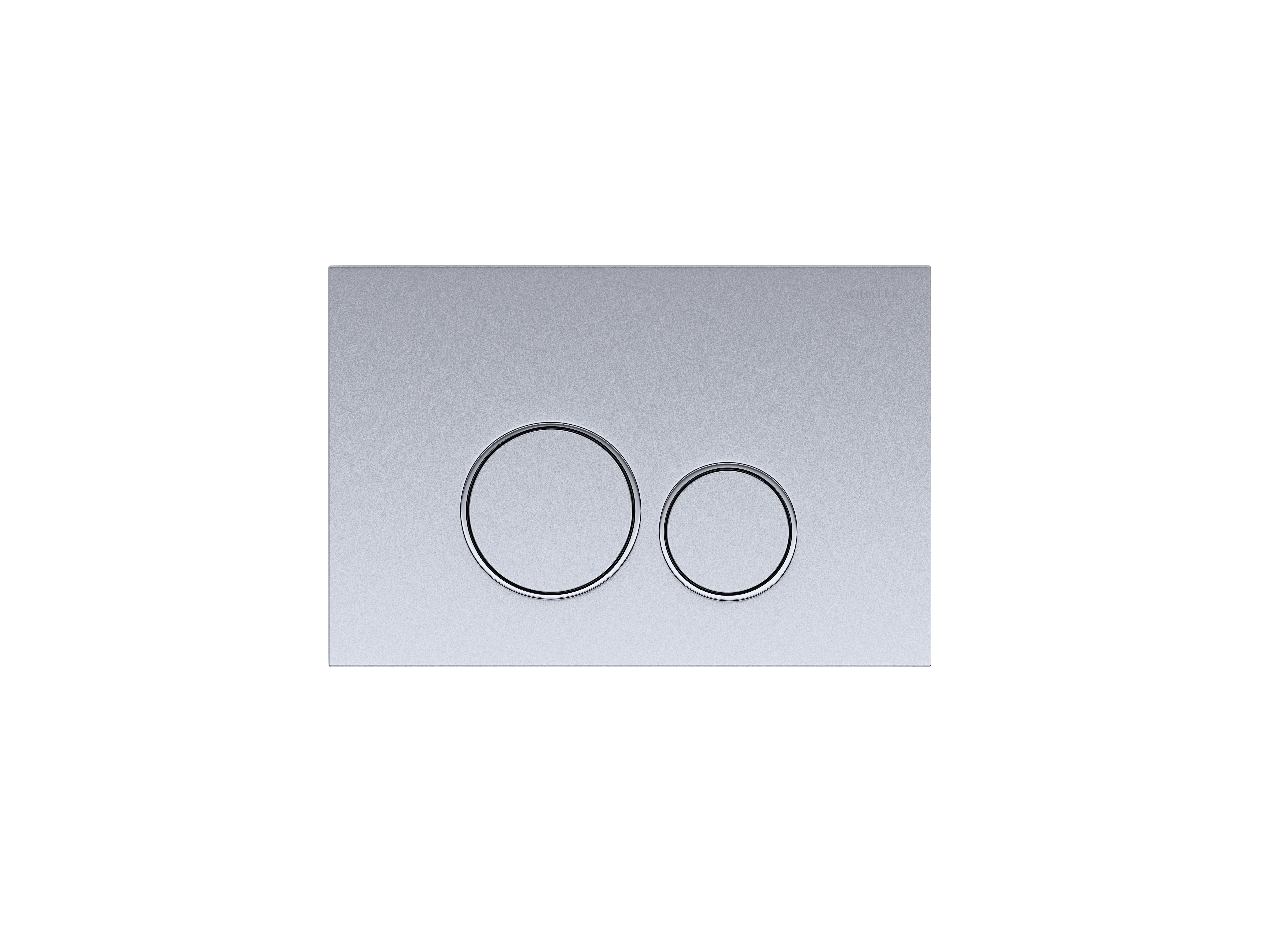 KDI-0000015 (005A) Панель смыва Белая ободок хром (клавиши круглые) с установкой и подключением