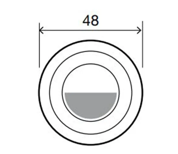 Кнопка смыва OLI Sphera - глянцевый хром с установкой и подключением