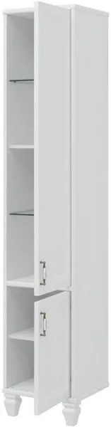 Шкаф-пенал для ванной Aquanet Валенса NEW 40 белый в интернет-магазине Kingsan