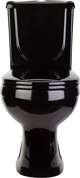 Унитаз-компакт Оскольская керамика Ирида Стандарт черного цвета, с горизонтальным выпуском 40374130402