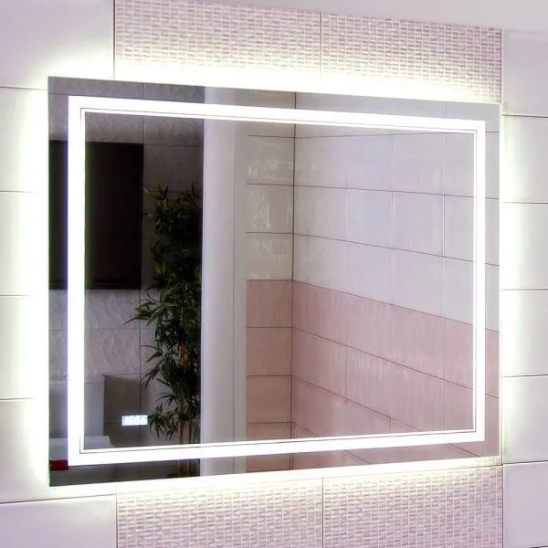 Зеркало Бриклаер Эстель-2 120 с подсветкой LED, на взмах руки по выгодной цене Kingsan