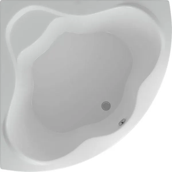 Акриловая ванна Акватек Галатея 135x135, с фронтальной панелью фото